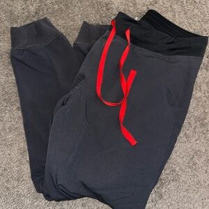 Women’s charcoal figs joggers size medium